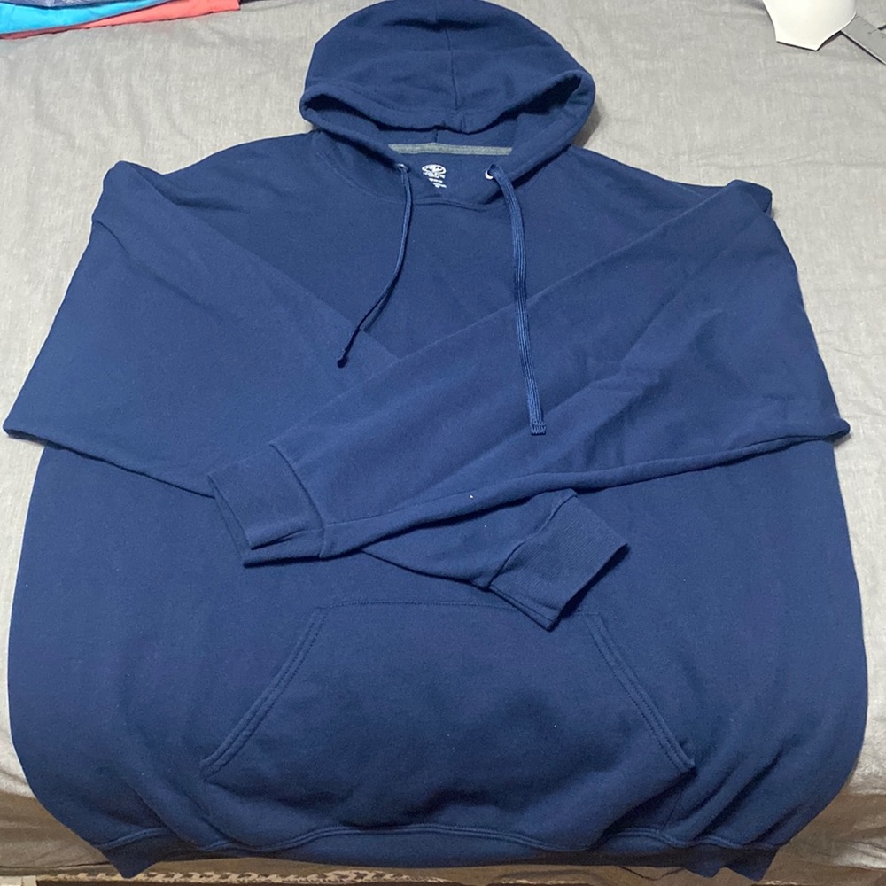 Navy blue hoodie. 2XL